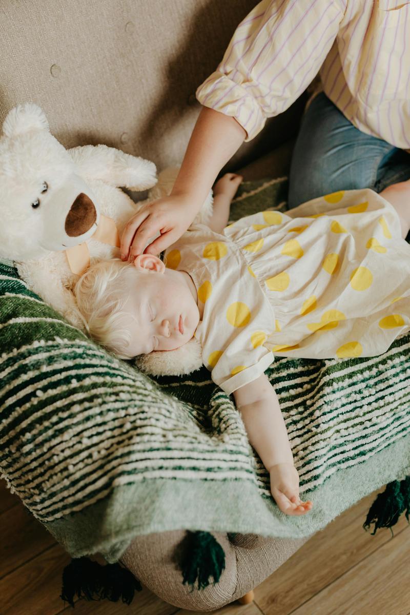 Sleeping toddler